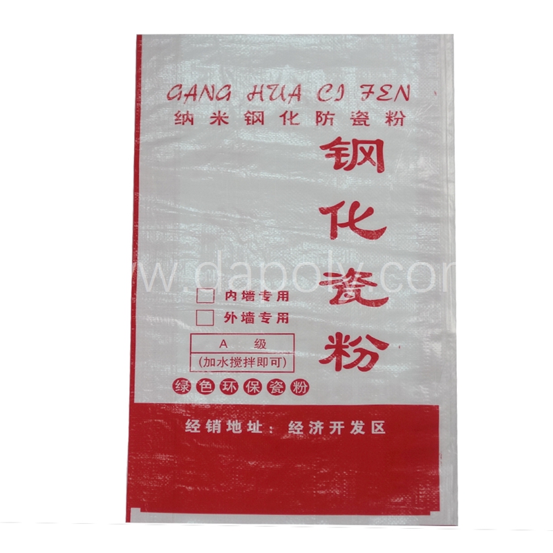 Placement and maintenance of plastic woven bags